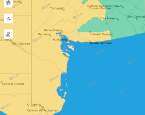 EL SERVICIO METEOROLÓGICO NACIONAL ANTICIPÓ TORMENTAS PARA EL LUNES CON UN NUEVO ALERTA AMARILLO