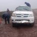 UNA CAMIONETA VOLCÓ ENTRE SAN BLAS Y CARMEN DE PATAGONES