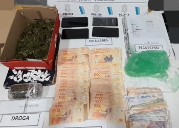 DOS PERSONAS APREHENDIDAS POR UNA CAUSA DE ESTUPEFACIENTES