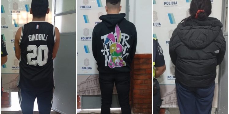 DETUVIERON A TRES PERSONAS EN DOS ALLANAMIENTOS