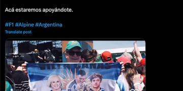 EL APOYO DE MIRTHA LEGRAND A LA TITULARIDAD DE FRANCO COLAPINTO EN LA F1