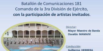 «GALA PATRIÓTICA»- CONCIERTO DE LA BANDA MILITAR PUERTO ARGENTINO EN EL TEATRO DON BOSCO