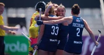 LAS LEONAS VENCIERON A ESPAÑA Y SIGUEN FIRMES EN LA PRO LEAGUE