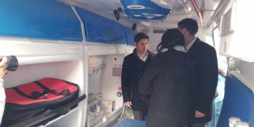 AXEL KICILLOF VISITÓ PIGÜÉ Y ENTREGO PATRULLEROS Y UNA AMBULANCIA