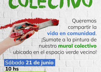 MORALES: «CON ESTE MURAL BUSCAMOS GENERAR UN SENTIDO DE PERTENENCIA EN EL BARRIO CON LOS CHICOS»