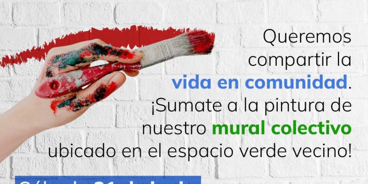 MORALES: «CON ESTE MURAL BUSCAMOS GENERAR UN SENTIDO DE PERTENENCIA EN EL BARRIO CON LOS CHICOS»