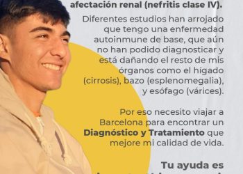 JUNTOSXFEDE: «FEDE TIENE UNA ENFERMEDAD QUE NO SE CONOCE Y NECESITA VIAJAR A BARCELONA PARA QUE LO TRATEN»