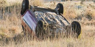 MURIÓ UN CONDUCTOR EN UN VUELCO CERCA DE CORONEL SUAREZ
