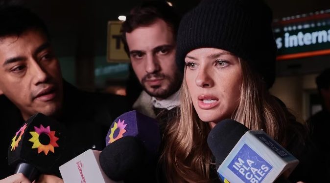 ASÍ FUE LA LLEGADA AL PAÍS DE LA CHINA SUÁREZ TRAS SU VIAJE A TURQUÍA CON MAURO ICARDI