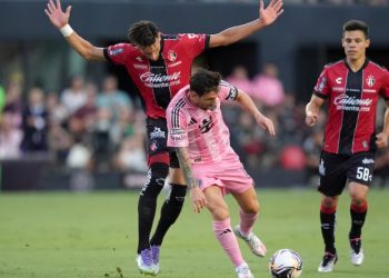 CON DOS ASISTENCIAS DE MESSI, INTER MIAMI LE GANÓ SOBRE LA HORA AL ATLAS EN EL ESTRENO DE LA LEAGUES CUP