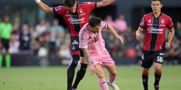 CON DOS ASISTENCIAS DE MESSI, INTER MIAMI LE GANÓ SOBRE LA HORA AL ATLAS EN EL ESTRENO DE LA LEAGUES CUP