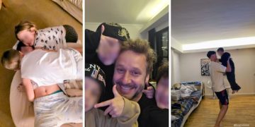 BENJAMÍN VICUÑA PASÓ UNA DIVERTIDA NOCHE FAMILIAR JUNTO A SUS HIJOS