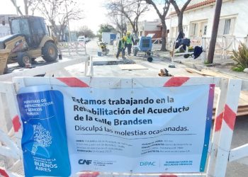 MUCHOS BARRIOS QUEDARÁN SIN AGUA ESTE VIERNES POR TRANBAJOS EN EL ACUEDUCTO BRANDSEN