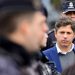 KICILLOF HABLÓ SOBRE LOS 24 POLICÍAS APARTADOS POR VÍNCULOS CON UN CANDIDATO DE MILEI
