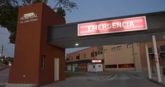 INTERNARON EN EL HOSPITAL PENNA A UN MOTOCICLISTA QUE FUE ACCIDENTADO