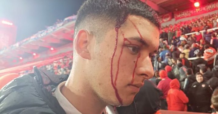 SE SUSPENDIÓ POR INCIDENTES EL PARTIDO ENTRE INDEPENDIENTE Y LA UNIVERSIDAD DE CHILE POR LA VUELTA DE LOS OCTAVOS DE LA COPA SUDAMERICANA