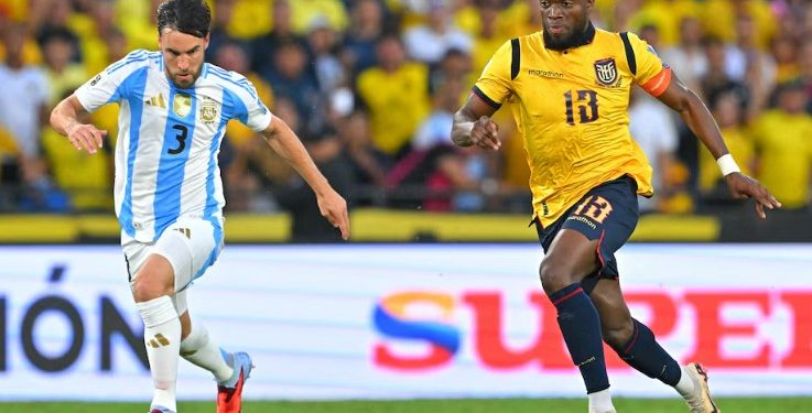 SIN MESSI, ARGENTINA PERDIÓ 1-0 ANTE ECUADOR POR LA ÚLTIMA FECHA DE LAS ELIMINATORIAS