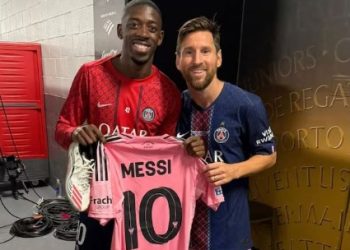 EL GESTO DE LIONEL MESSI CON DEMBÉLÉ LUEGO DE QUE EL FRANCÉS GANARA EL BALÓN DE ORO