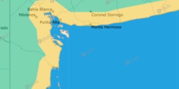 EXTIENDEN EL ALERTA AMARILLA PARA BAHÍA BLANCA Y LA COSTA BONAERENSE