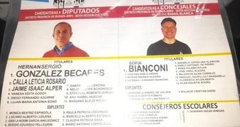 SE BAJA UNA LISTA LOCAL PORQUE IMPRIMIERON BOLETAS CON UN CANDIDATO EQUIVOCADO