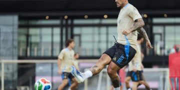 ARGENTINA SE ENTRENÓ POR ÚLTIMA VEZ ANTES DE ENFRENTAR A PUERTO RICO