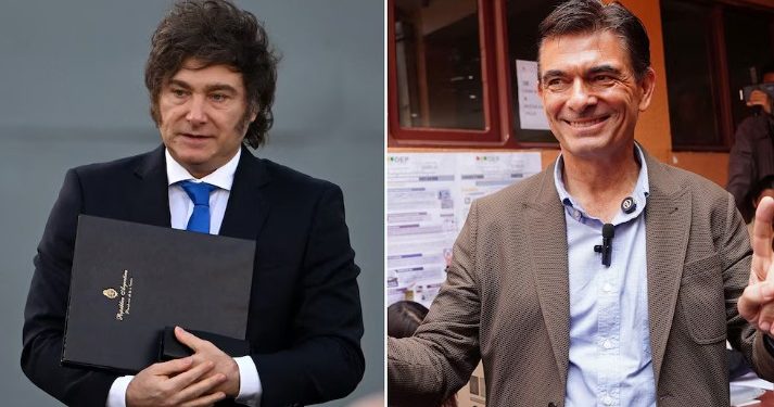 JAVIER MILEI FELICITÓ A RODRIGO PAZ TRAS SER ELECTO PRESIDENTE DE BOLIVIA
