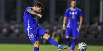 CON DOS ASISTENCIAS DE LIONEL MESSI, ARGENTINA GOLEÓ 6-0 A PUERTO RICO