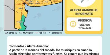 ALERTA AMARILLA PARA BAHÍA BLANCA Y GRAN PARTE DE LA REGION