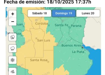 ALERTA AMARILLA POR VIENTO PARA ESTE DOMINGO EN BAHÍA Y LA ZONA