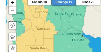 ALERTA AMARILLA POR VIENTO PARA ESTE DOMINGO EN BAHÍA Y LA ZONA
