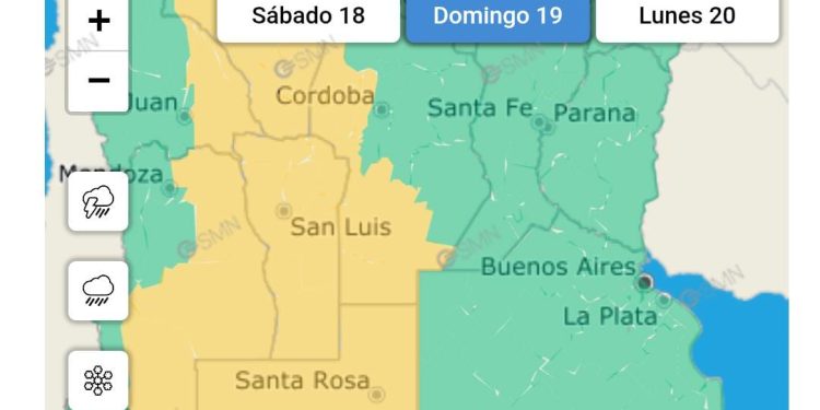 ALERTA AMARILLA POR VIENTO PARA ESTE DOMINGO EN BAHÍA Y LA ZONA