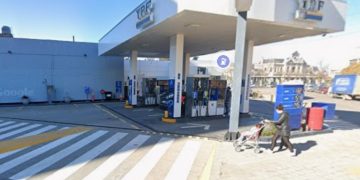 SIMULACRO DE EMERGENCIA EN EL YPF DE CALLE BRANDSEN Y LAMADRID