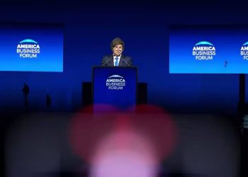 JAVIER MILEI SE REUNIÓ CON EMPRESARIOS EN NUEVA YORK Y VOLVIÓ AL LUGAR DONDE PIDIÓ SER PRESIDENTE