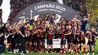 FLAMENGO LE GANÓ A PALEMIRAS Y SE CONSAGRÓ CAMPEÓN DE LA COPA LIBERTADORES