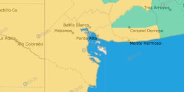 BAHÍA BLANCA Y GRAN PARTE DE LA ZONA SE ENCUENTRAN EN ALERTA AMARILLO HASAT LA MAÑANA DEL LUNES
