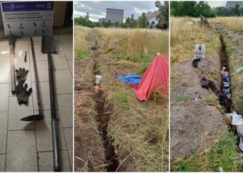 CAYÓ UNA PAREJA MIENTRAS ROBABA EL CABLEADO QUE ABASTECE PUERTO GALVÁN