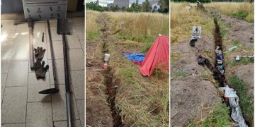 CAYÓ UNA PAREJA MIENTRAS ROBABA EL CABLEADO QUE ABASTECE PUERTO GALVÁN