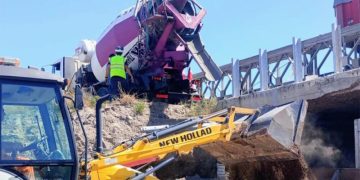 INTERRUMPEN EL TRÁNSITO EN LA RUTA 3 POR TAREAS DE MANTENIMIENTO