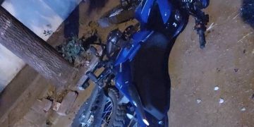 UN CHOQUE EN VILLA SOLDATI TERMINÓ CON UN MOTOCICLISTA INTERNADO