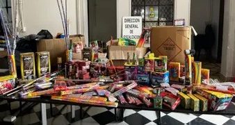 CLAUSURARON COMERCIOS Y SECUESTRARON MATERIAL PIROTÉCNICO