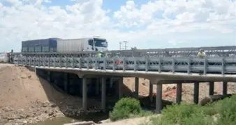 SE HARÁ UNA PRUEBA DE CARGA SOBRE EL PUENTE DE LA RUTA NACIONAL 3