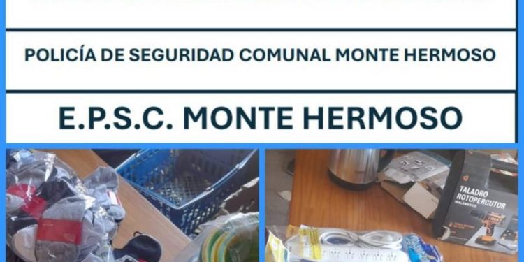 CINCO APREHENDIDOS Y UN DETENIDO EN MÚLTIPLES OPERATIVOS POLICIALES EN MONTE HERMOSO