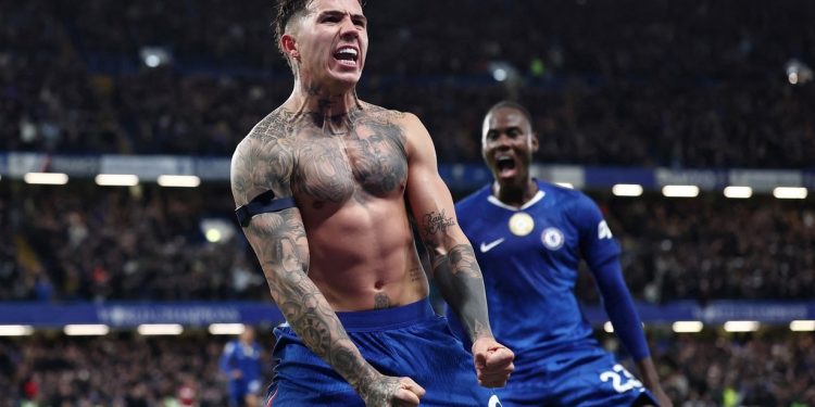 ENZO FERNÁNDEZ HIZO EL GOL QUE LE DIO LA AGÓNICA VICTORIA AL CHELSEA