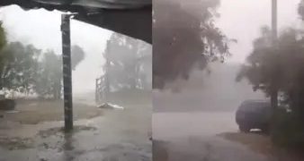 UN FUERTE TEMPORAL GOLPEÓ A LA LOCALIDAD DE EL PERDIDO