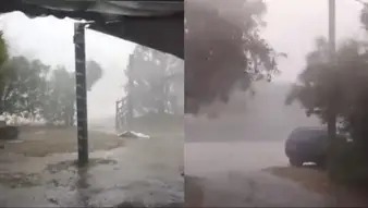 UN FUERTE TEMPORAL GOLPEÓ A LA LOCALIDAD DE EL PERDIDO