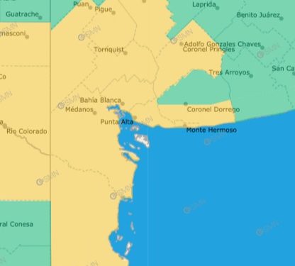 NUEVO ALERTA AMARILLO POR TORMENTAS PARA BAHÍA BLANCA