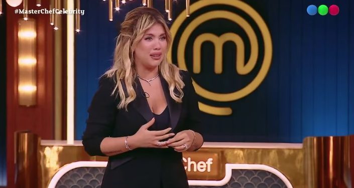 WANDA NARA ROMPIÓ EN LLANTO AL DESPEDIR A MAXI LÓPEZ DE MASTERCHEF CELEBRITY