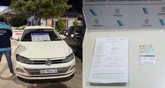 UN HOMBRE FUE DETENIDO EN WHITE POR MANEJAR UN AUTO MELLIZO