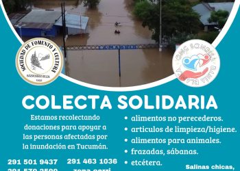 LA ONG SONRISAS REALIZA UNA COLECTA PARA LOS INUNDADOS EN TUCUMÁN