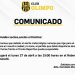 SE REPROGRAMÓ EL PARTIDO DE OLIMPO Y CÍRCULO DEPORTIVO POR EL ALERTA